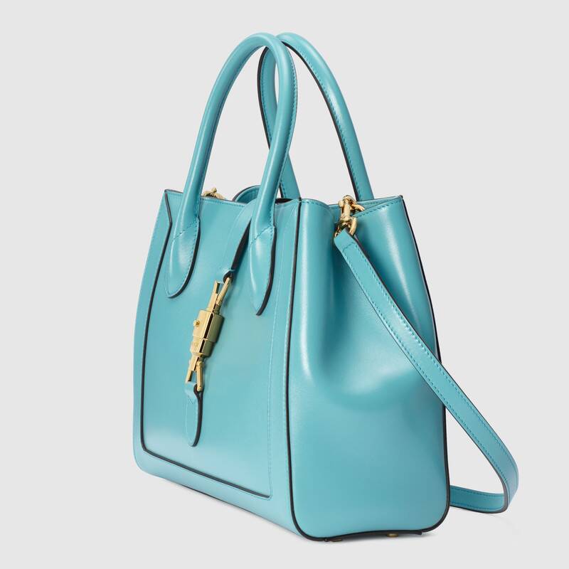 Gucci Jackie 1961 Medium Tote Bag Shoulder Bag 649016 Light Blue